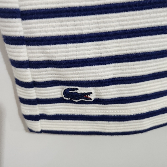 Navy and White Lacoste Dress, Size Medium - Picture 4 of 8